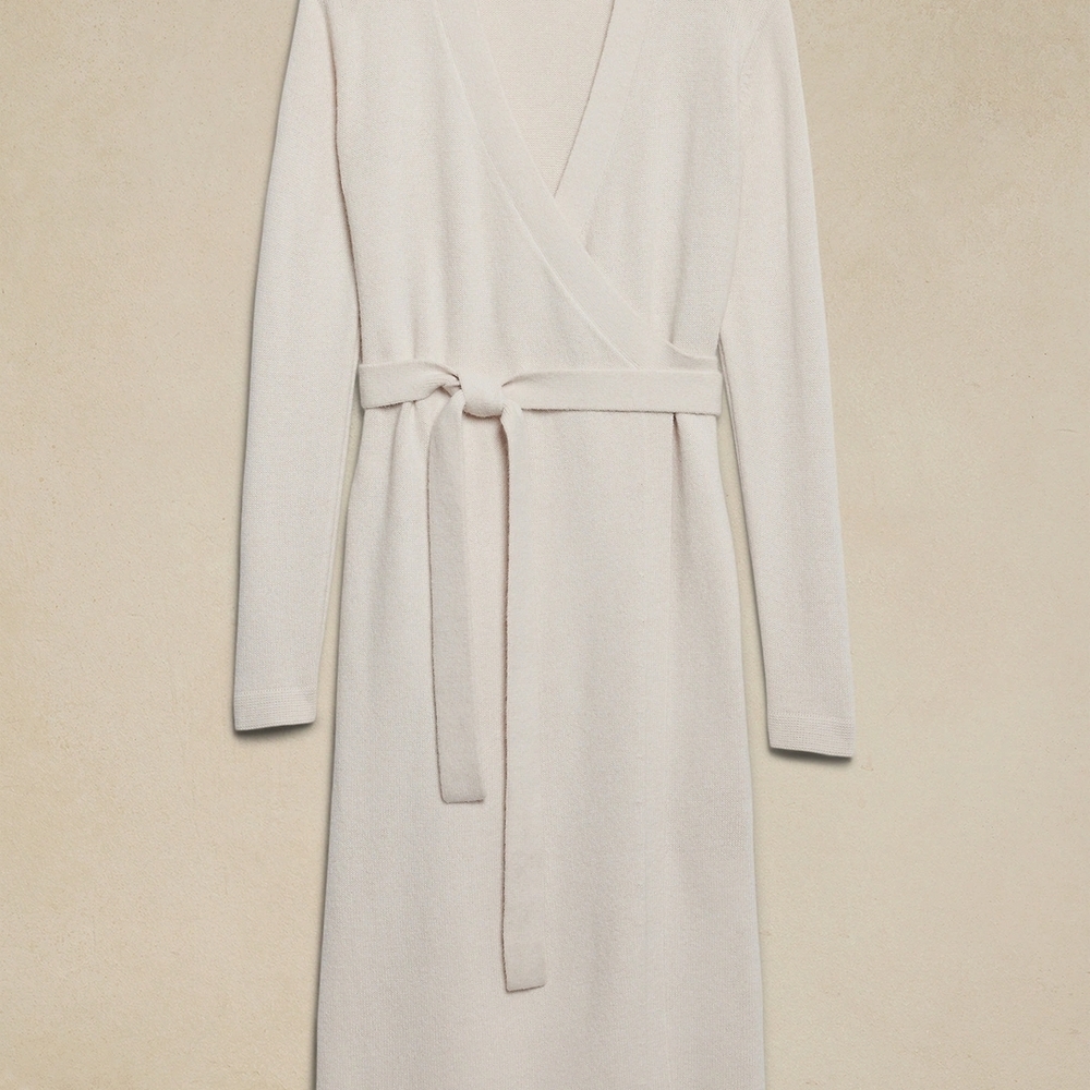 NWT Banana Republic Midi Sweater Wrap Dress
